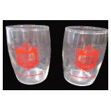 TWO (2) Lone Star Beer Shorty Glasses, $17 SHIP