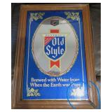 Heileman's Old Style Beer Mirror, NOTE: