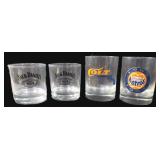 Rocks Glasses: Jack Daniels, Colt 45's, Astros