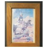 Colt's Framed Calendar Page, NO SHIPPING