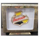 8'x9' Falstaff Lighted Bar Top Sign, $24 SHIP