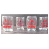 Four (4) Shiner Beer Glasses ($24 SHIP)