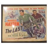 1943 Original Movie Poster: The Last Horseman