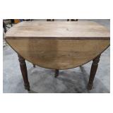 5 Legged American Drop Side Table, 44'x51' Open