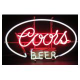 Coors Beer NEON Sign (works) 24'x15'