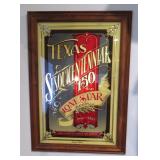 Lone Star Beer Texas Sesquicentennial Mirror