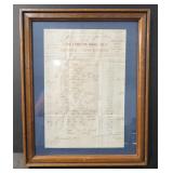 1897 Framed Lampton Bros, Mississippi