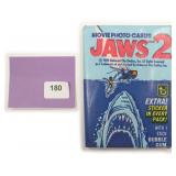 Unopened Pack: 1978 JAWS 2