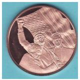 TWO (2) Donald Trump Copper Bullion Rounds