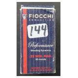 Partial Box of Fiocchi .22 Win Mag