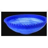 Cieling Mount Glass Shade, Blue as Blue