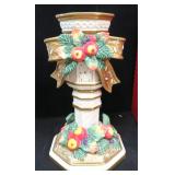Fitz & Floyd, Snowy Woods Candle Holder