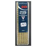 One Hundred (100) CCI .22LR HP Rimfire