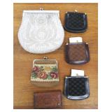 Coin Purses, Beaded Bag.