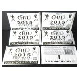 SIX (6) Unopened Packs: 2015 Sage Hit Low Series