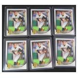 SIX (6) 2025 Bowman Paul Skenes Cards