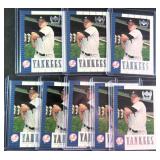 Eight (8) 2000 UD Mickey Mantle Sample Cards