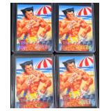 Four (4) 1995 Fleer Ultra Wolverine Cards