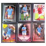 SIX (6) Erling Haaland Soccer Cards