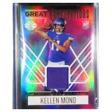 2021 Illusions Jersey Card Kellen Mond (RC)