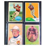 Four (4) Vintage Football Cards