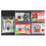 Five (5) Hockey Jersey Cards