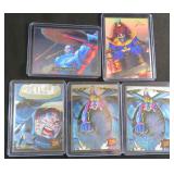 Five (5) Flair Fleer Ultra Comic Cards