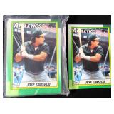 Fifty (50) 1990 Topps Jose Canseco Baseball Cards