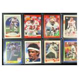 Eight (8) Deion Sanders Football & Baseball (RCs)
