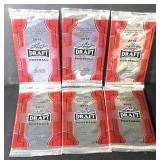 SIX (6) Unopened Packs: 2015 Leaf Draft Football