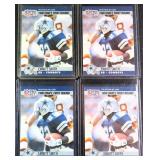 Four (4) 1990 Pro Set Emmitt Smith (RCs)