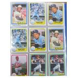 One Hundred Sixty-Two (162) 1981-1987 Baseball