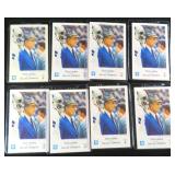 Eight (8) 1979 Tom Landry Police Cards