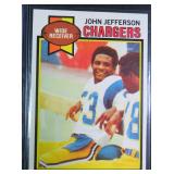 1979 Topps John Jefferson rookie card, Chargers