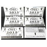 SIX (6) Unopened Packs: 2015 Sage Hit Low Series