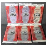 SIX (6) Unopened Packs: 2015 Leaf Draft Football