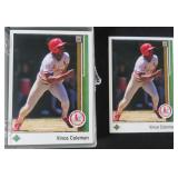 Fifty (50) 1989 UD Vince Coleman Baseball Cards
