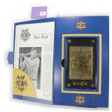 Babe Ruth Gold Foil Card