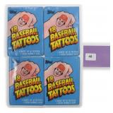 1986 Topps Baseball Tattoos (Rose on Package)