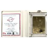 #834/2500 Drew Bledsoe Bronze Highland Mint Card