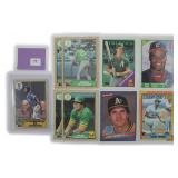 Rookie Cards incl. Bo, McGwire, Canseco,