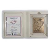 #1293/5000 Bronze Marino Highland Mint Card
