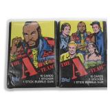The A-Team 1983 Unopened Packs
