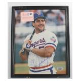 Pete Incavigia Signed Photo with PSA COA