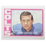 1972 Johnny Unitas Card