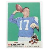 1969 Don Meredith Card