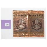1995 MLB 3-D Cards Packs