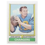 1974 Johnny Unitas Card
