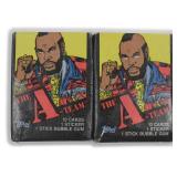 The A-Team 1983 Unopened Packs