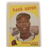 1959 Hank Aaron Topps Baseball Card